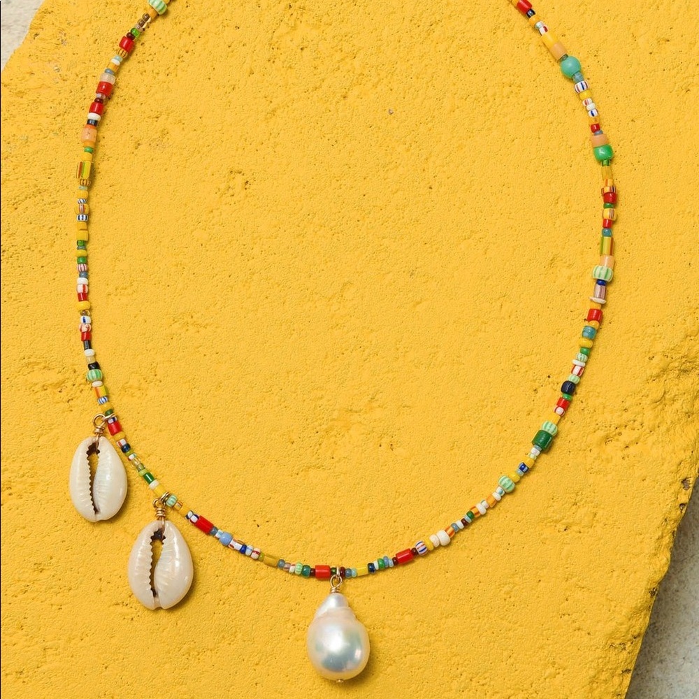 Eliou Paxi necklace-pearl bead
